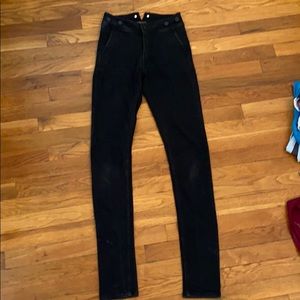 SUPER SKINNY BLACK JEANS